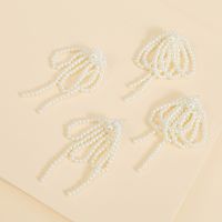 Korean Temperament Hand-woven Pearl Tassel Earrings Personality Long Earrings Jewelry Wholesale Nihaojewelry main image 2