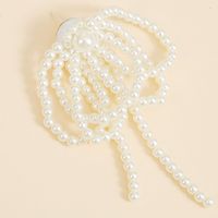 Korean Temperament Hand-woven Pearl Tassel Earrings Personality Long Earrings Jewelry Wholesale Nihaojewelry main image 5