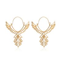 Fashion Wings Earrings Ethnic Style Hollow Eagle Earrings Peace Sign Earrings Wholesale Nihaojewelry sku image 1