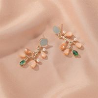 Summer Forest Sweet Flower Earrings Wild Crystal Earrings Earrings Hit Color Earrings Ear Hook Wholesale Nihaojewelry sku image 5