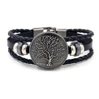 Retro Alloy To Buckle Bracelet Life Tree Multi-layer Bead Bracelet Quick Sale Wholesale Nihaojewelry main image 1