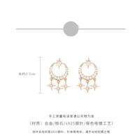 Xingyue Ohrringe Weibliches Temperament Einfache Und Modische Mikro Eingelegte Zirkon Ohrringe 2020 Neue Trend Ige Rote All-match-ohrringe main image 4