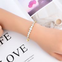 Korea Fashion New Simple Style Alloy Diamond Bracelet Wholesale Nihaojewelry main image 3