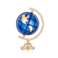New Oil Drop Brooch Globe Brooch Planet Pin Unisex Spot Wholesale Nihaojewelry main image 2
