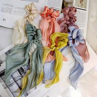 Korean Super Fairy Streamer Large Intestine Hair Ring Candy Color Tie Hair Rubber Band Hair Rope Hair Lead Hair Rope Wholesale Nihaojewelry main image 1