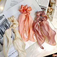 Korean Super Fairy Streamer Large Intestine Hair Ring Candy Color Tie Hair Rubber Band Hair Rope Hair Lead Hair Rope Wholesale Nihaojewelry main image 4