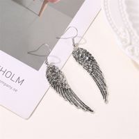 New Style Feather Earrings Retro Wings Earrings Fashion Angel Wings Trend Earrings Wholesale Nihaojewelry main image 3