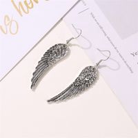 New Style Feather Earrings Retro Wings Earrings Fashion Angel Wings Trend Earrings Wholesale Nihaojewelry main image 4