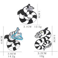 New Style Brooch Personality Evil Rattlesnake Punk Brooch Unisex Clothing Accessories Bag Accessories Wholesale Nihaojewelry main image 6