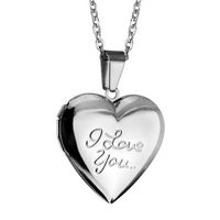 Fashion Retro Stainless Steel Heart-shaped Photo Box Chain Wholesale Nihaojewelry main image 3