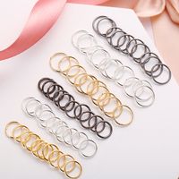 New Gold Silver Black Circle Nose Ring 60 Piece Set Creative Retro Simple Personality Punk Style Nose Ornaments Wholesale Nihaojewelry main image 3
