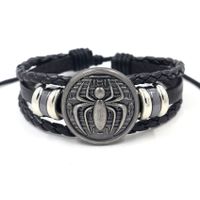 New Accessories Casual Style Men's Personalized Cowhide Woven Beaded Bracelet Jewelry Wholesale Nihaojewelry sku image 1