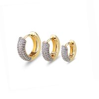 Fashion Simple Hot Sale Multi-color Zircon Earrings New Fashion Earrings Wholesale Nihaojewelry sku image 1