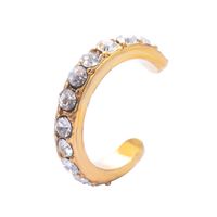 Wholesale Jewelry Retro Geometric Artificial Gemstones Plating Earrings sku image 26