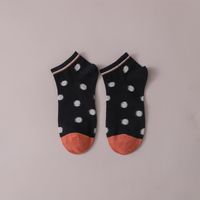 Summer Boat Polka Dot Socks Sweet Casual Cotton Socks Low-top Boat Socks Wholesale Nihaojewelry sku image 1