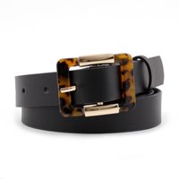 Fashion Pu Wide Metal Buckle Women Belt Nhpo151795 sku image 1