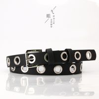 Women's Band Fashion Hollow Decorative Belt With Jeans Punk Style Pu Belt Wholesale Nihaojewelry main image 2