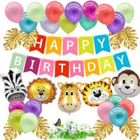 Forest Animal Theme Children's Birthday Decoration Balloon Package Decoration Wholesale Nihaojewerly main image 3