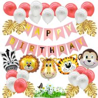 Forest Animal Theme Children's Birthday Decoration Balloon Package Decoration Wholesale Nihaojewerly main image 4