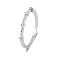 Korea Simple Style 4 Small Broken Diamonds Exquisite Ring Jewelry Wholesale Nihaojewelry main image 4