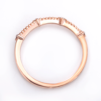 Korea Simple Style 4 Small Broken Diamonds Exquisite Ring Jewelry Wholesale Nihaojewelry main image 5