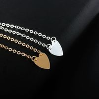 Simple Style Heart Alloy Plating No Inlaid Women's Bracelets main image 5