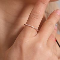 New Creative Best-selling Jewelry Interwoven Starlight Ring Twist Flash Diamond Ring Jewelry Wholesale Nihaojewelry main image 1