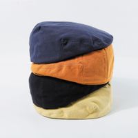 Nischen Hut, Blaue Baskenmütze, Weiblicher Trend, Ins Brief, Retro-marine-stil, Japanischer Anti-vorwärts Hut, Männlicher Trend, Sommer main image 5