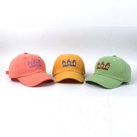 Sun Hat Children Hat Korean Embroidery Baseball Cap Manufacturers Custom Children's Hat Girls Hat main image 4