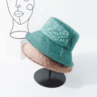 Hepburn Style Green Fisherman Hat Korean Adjustable Head Circumference Hat Wholesale Nihaojewerly main image 5