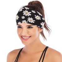 Multicolor Striped Cotton Hair Bandana Soft Yoga Sports Elastic Headband Wholesale Nihaojewerly main image 5