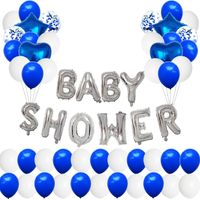 Baby Baptism Party Balloon 18 Inch Five-pointed Star Love Aluminum Film Balloon Letter Wholesale Nihaojewerly sku image 1