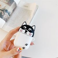 Cute Shiba Inu Silicone Protective Cover For Airpods2 Wholesale Nihaojewelry sku image 1
