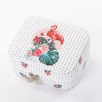 Jewelry Box Trumpet Portable Korean Simple Jewelry Storage Box Double-layer Jewelry Box Wholesale Nihaojewelry sku image 5