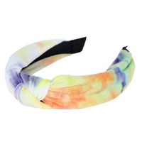 Korea's New Wild Tie-dye Hair Hoop Headband Trend Velvet  Hairband Nihaojewelry Wholesale sku image 3