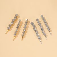 الكورية جديد الحلو المعادن كريستال الشعر كليب الإبداعية زهرة كليب الجملة Nihaojewelry main image 3