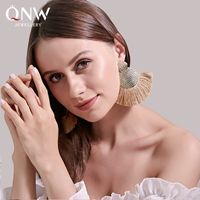 Bohemian Earrings Handmade Fan-shaped Tassel Earrings Fashion Creative Earrings Wholesale Nihaojewelry main image 1