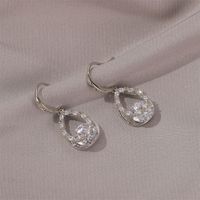 Korean New Fashion Earrings Baroque Zircon Long Drop Earrings Wholesale Nihaojewelry main image 6