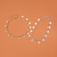 Simple Style Butterfly Alloy Plating No Inlaid Women's Anklet main image 3