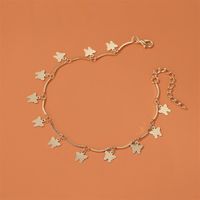 Simple Style Butterfly Alloy Plating No Inlaid Women's Anklet main image 5