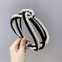 Multiple Pearl Hair Bands South Korea Hair Out Sweet Headband Wholesale Nihaojewelry sku image 3
