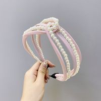 Multiple Pearl Hair Bands South Korea Hair Out Sweet Headband Wholesale Nihaojewelry sku image 6