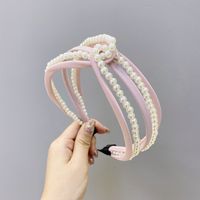 Múltiples Bandas De Pelo De Perlas Corea Del Sur Cabello Dulce Diadema Al Por Mayor Nihaojewelry sku image 6