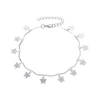 Simple Style Butterfly Alloy Plating No Inlaid Women's Anklet sku image 2