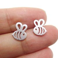 Fashion Plating Alloy No Inlaid Earrings Ear Studs main image 6