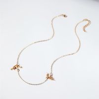 New Necklace Hollow Peace Pigeon Clavicle Chain Hollow Simple Necklace Wholesale Nihaojewelry main image 3