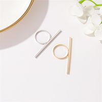 New Geometric Ring Jewelry Exaggerated Word Women's Ring Long Ring Wholesale Nihaojewelry main image 3
