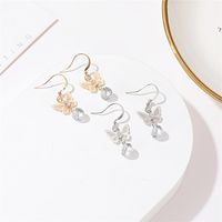 New Earrings Butterfly Zircon Earrings Short Earrings Fashion Simple Earrings Wholesale Nihaojewelry main image 3