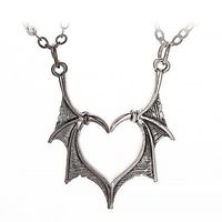 New Gothic Retro Simple Metal Wings Necklace Couple Love Necklace Wings Necklace Wholesale Nihaojewelry main image 1