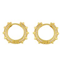 Fashion Geometric Plating Copper 18k Gold Plated Earrings main image 3